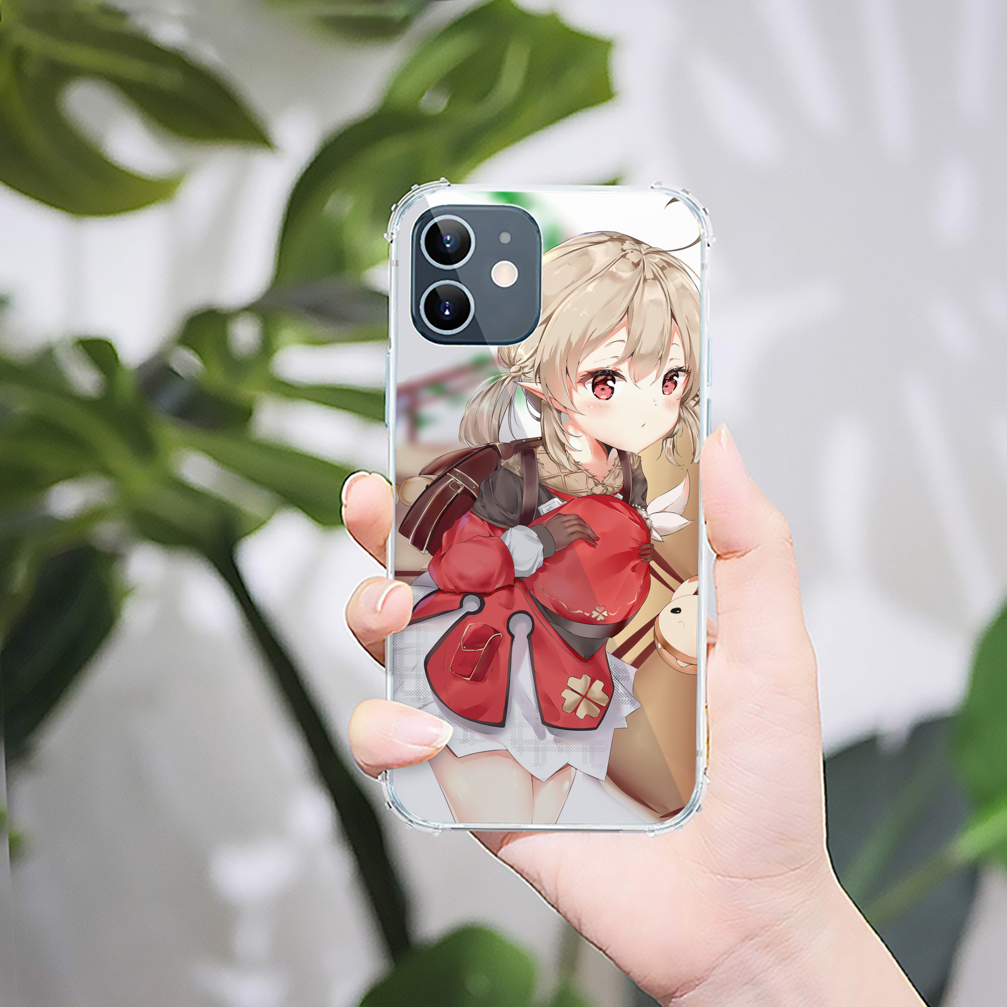 げんし神 genshin 【iPhone 12シリーズ対応】透明スマホケース（クリアソフトケース）